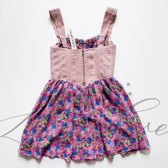 FOR LOVE & LEMONS Brenna Mini Floral Dress NWT - Picture 7 of 9